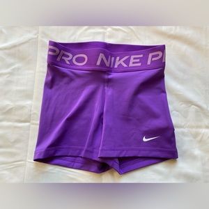 NIKE PRO 3-inch Spandex - Purple (Size XS)